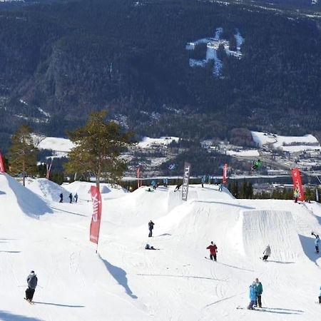 Leilighet Med Panoramautsikt Sjusjoen Innendors Parkering Εξωτερικό φωτογραφία